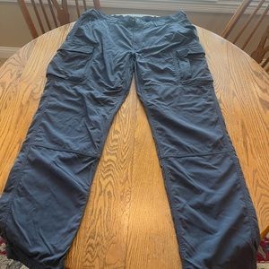 Duluth Dry on the Fly Gray Nylon Utility Cargo Pants Size 2XL 36
